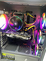 Корпус 1stPlayer акваріум зі склом та підсвічування RGB