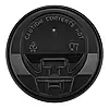 Кришка для стакану чорна "ST 90 мм" - 5