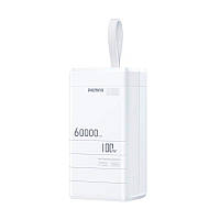 Power Bank Remax RPP-650 60000mAh, PD 100W+QC 22.5W, White, 1.46kg