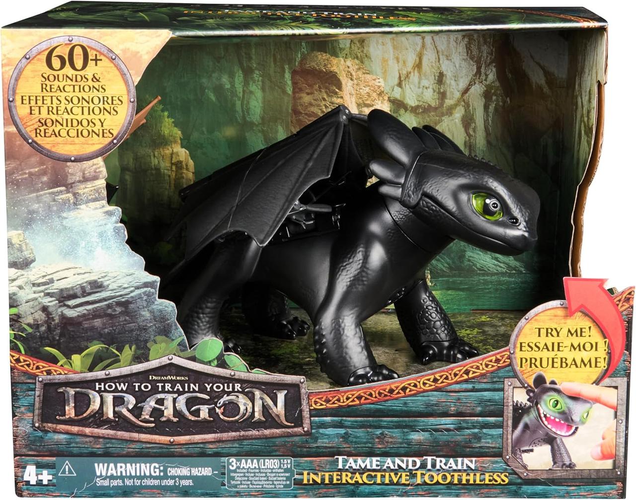 Іграшка дракон Беззубик зі звуком DreamWorks Dragons 6072728, фото 1