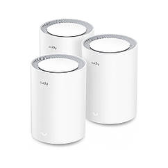 Двохдіапазонний гігабітний маршрутизатор WiFi Mesh-система WiFi 6 Cudy M1800 AX1800 (3-Pack)