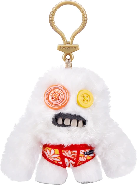 М'яка іграшка-брелок Fuggler Фуглер Білий Гук 13 см, фото 1