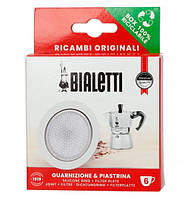 Набір Bialetti 6 cup, ущільнювач + фільтр для гейзерної кавоварки
