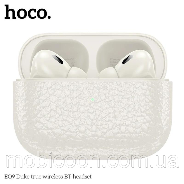 Навушники бездротові HOCO EQ9 Milky white, фото 1