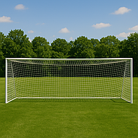 Сітка футбольна для воріт «ЕКОНОМ 1,5» біла (комплект з 2 шт.)