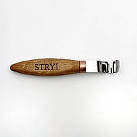Стамеска ложкоріз 20мм STRYI Profi для вирізання ложки з дерева (для лівої руки), фото 2
