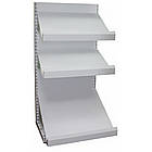 Овочевий стелаж 1900х950 мм ТИП 1 приставний стелаж Рістел, стелаж торговий в магазин, стелаж з овочевими кошиками, фото 5