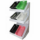 Овочевий стелаж 1900х950 мм ТИП 1 приставний стелаж Рістел, стелаж торговий в магазин, стелаж з овочевими кошиками, фото 3