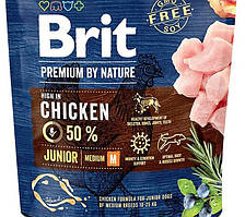 Brit Premium Junior M 750 г - корм для цуценят середніх порід