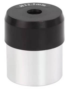 Окуляр H 12.5 мм 1.25" для телескопа, схема Гюйсена, різь для фільтра