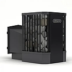 Банна піч для лазні та сауни Vesuvi Ребро 15 м³ з виносом 240 мм і панорамним склом, фото 3