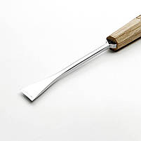 Стамеска кована для різьби по дереву плоска Риб'ячий хвіст 20 мм №1 STRYI Maestro, фото 5
