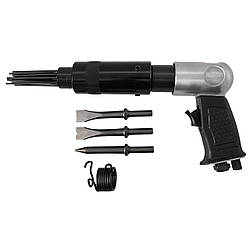Пневматичний молоток 2 в 1 з набором зубил і голчастою насадкою