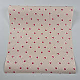 Шпалери флізелінові миючі 0.53 × 10.05 м Marburg 54109, бежеві з рожевим — для спальні, вітальні, дитячої, фото 4