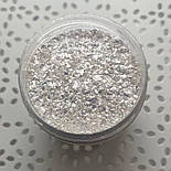 Кандурин (харчові блискітки) LEV F1383 "Біле золото", 5 грам, фото 2