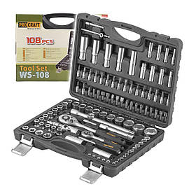 Набір інструментів Procraft  108 шт. (WS-108/72)