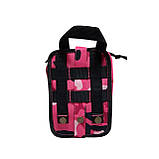 Аптечка рожевий мультикам, рожевий підсумок індивідуальної аптечки IFAK, аптечний підсумок для цивільних, дівчат, жінок Стохід, фото 3