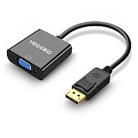 Конвертер VEGGIEG DV-B Display Port (тато) на VGA(мама) 25cm
