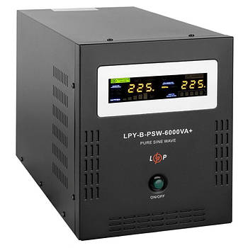 4,2кВт ДБЖ із чистою синусоїдою 48V, LPY-B-PSW-6000VA+ / Джерело безпербійного живлення / Безпербійник