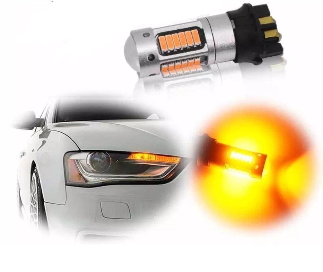 Світлодіодна лампа LED Canbus PW24W 2.5 Вт 4014 30 SMD жовтий