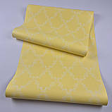 Шпалери вінілові на флізеліні 0.53 × 10.05 м Marburg 54101, жовті — для спальні, кухні, вітальні, фото 5