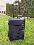Валіза дорожня СЕРЕДНЯ 66x44x25см 63л на 4х подвійних колесах WINGS HWF03 M 3 КОЛЬОРИ, фото 5