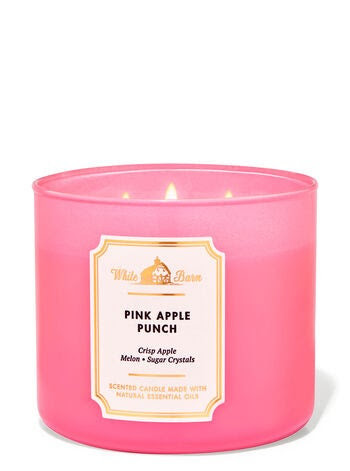 Свічка Bath & Body Works — Pink Apple Punch (3 гноти) / 411 г, фото 1