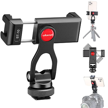 Тримач для смартфона для установки на штатив універсальний 1/4 дюйма з технолоією Cold Shoe Ulanzi