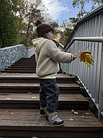 Дитячі ортопедичні черевики з натуральної шкіри утеплені на липучках 27 р, фото 2