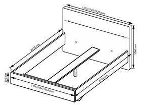 Ліжко Фемелі 180*200 см без каркасу ТМ Миро-Марк, фото 5