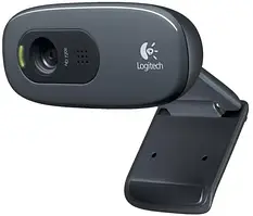 Веб-камера Logitech C270 HD, Black, 1280x720/30 fps, мікрофон з функцією приглушення шуму, постійний фокус, універсальне