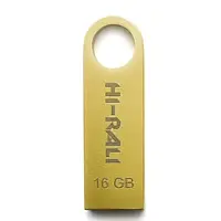 Флеш накопичувач USB 16Gb Hi-Rali Shuttle, Gold, USB 2.0 (HI-16GBSHGD)