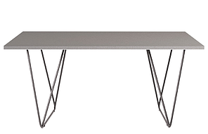 Стіл обідній Rocky anthracite дсп h25 сірий шифер 1600*770 мм (Новий Стиль ТМ)