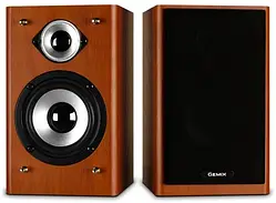Колонки 2.0 Gemix TF-5 Cherry, 2 x 5 Вт, МДФ, живлення від мережі 220V, керування ззаду