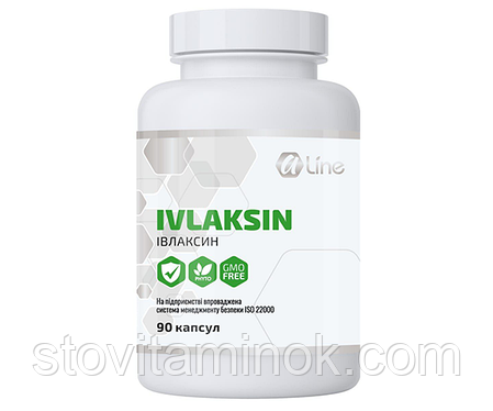 Івлаксин — у разі застуди, АртЛайф, A-Line 90 капс, фото 1