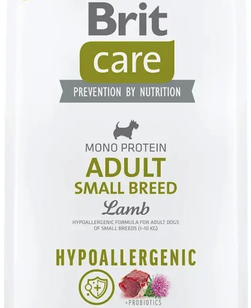 Brit Care Dog Hypoallergenic Small Breed 400 г для собак малих порід (ягня 42%)