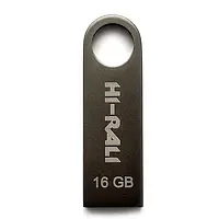 Флеш накопичувач USB 16Gb Hi-Rali Shuttle, Black, USB 2.0 (HI-16GBSHBK)