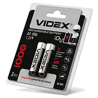 Акумулятор AA, 1000 mAh, Videx, 2 шт, 1.2V, Blister