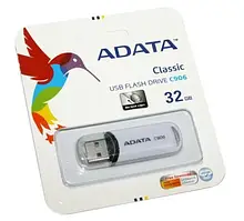 Флеш накопичувач USB 32Gb ADATA C906, White, USB 2.0 (AC906-32G-RWH)