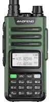 Радіостанція Baofeng UV-13 Pro V2, Green, LCD 320х240, 2.4", UHF：400~520 МГц; VHF:136~174 МГц, ємність каналу 999, 8800 мАг