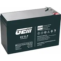 Акумуляторна батарея GEM Battery, 12V, 9 Агод, AGM, M6, 151x65x98 мм, 2.2 кг (GS 12-9)