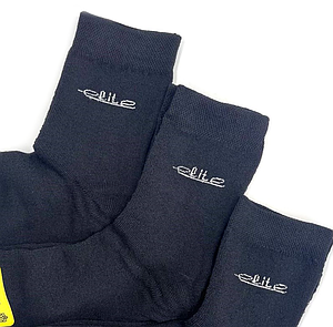 Шкарпетки чоловічі класичні повна махра Elite чорні 25-27 р. (12 пар!) (Зимові) Варос