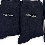 Шкарпетки чоловічі класичні повна махра Elite чорні 25-27 р. (12 пар!) (Зимові) Варос, фото 2