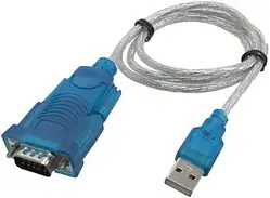 Адаптер USB Patron, Blue, USB 2.0 - RS-232 (COM), 1 м (PN-USB-COM)