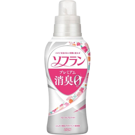 Кондиціонер для білизни Lion Soflan Premium Deodorizer Zero, квітково-ягідний аромат, 550 мл. (319962), фото 1