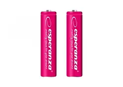 Акумулятор AAA, 1000 mAh, Esperanza, Red, 2 шт, 1.2V, Blister (EZA101R)