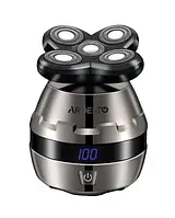 Електробритва для голови Ardesto SHR-5WPR, Bronze, 5W, 5 головок для гоління, роторна система гоління, сухе/вологе гоління, 5