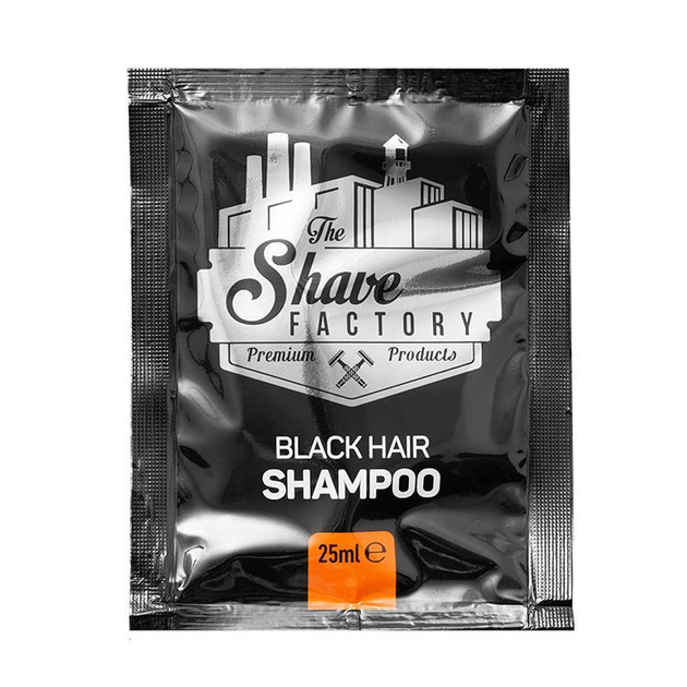 Чорний фарбуючий шампунь The Shave Factory, cаше (25мл.)