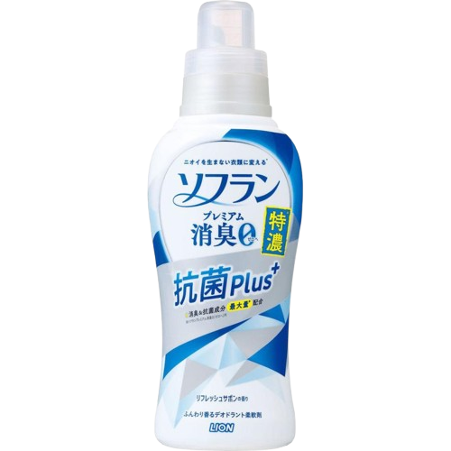 320586 Кондиціонер для білизни Lion Soflan Premium Deodorant Antibacterial Plus з ароматом жасмину та акватики