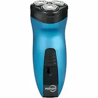 Електробритва Новий Харків НХ-8527 Fanat Silver, 6W, роторна, сухе гоління, 3 головки для гоління, подвійні леза, повторение